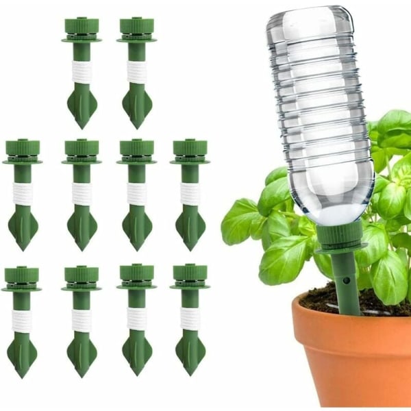 Spike Automatisk Växtbevattning 10 Spikar Keramiska Vattenkannor Automatisk Dropp Jul Växt Sprinkler Vattensystem