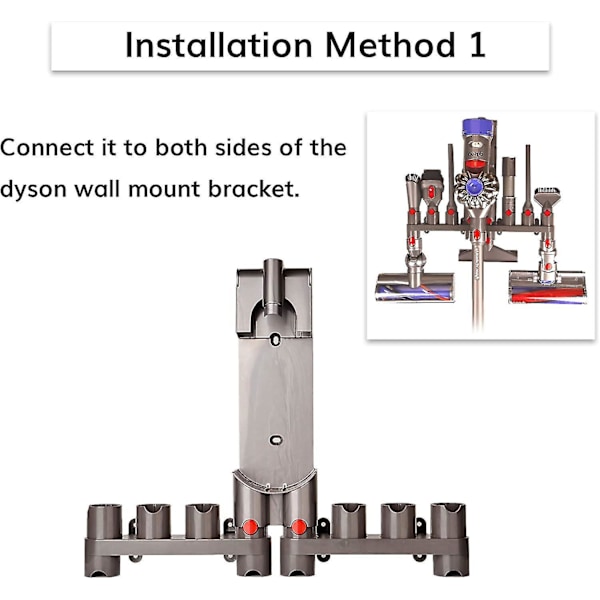 Tilbehørsstativ for Dyson V7 V8 V10 V11 Sv10 Sv11 støvsugertilbehør, Dyson tilbehørsstativ