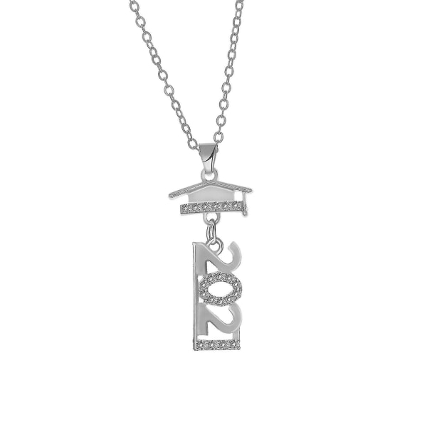 Gi henne 2021 Graduation Gift C Ubic Zirconia Inspirational Text Pendant Graduat