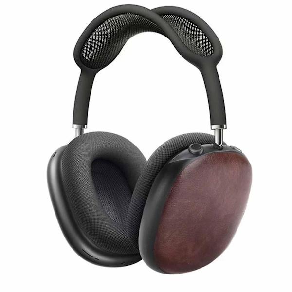 Smart skyddande fodral i läder för Airpods Max-hörlurar, mjukt och bekvämt