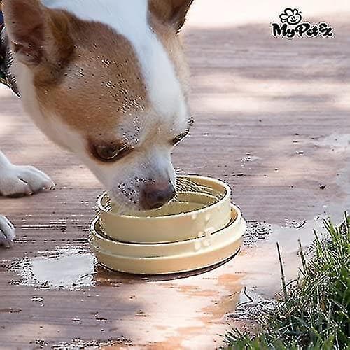 6 in 1 Beige Retractable Dog Leash