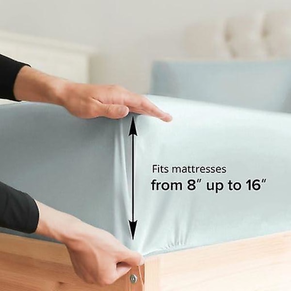 Cgk Unlimited King Size Lakanuppsättning - Andningsbar & Kylande - Hotell Lyx Sängkläder - Extra Mjuk - Djupa Fickor - Lätt Passform - 4 Delar Set - Rynkfri