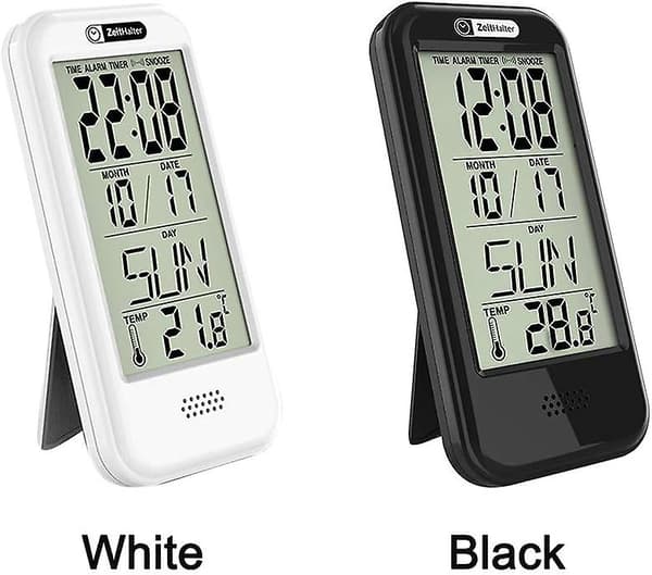Kalenderdagsklocka, digital kalenderlarm dagsklocka extra stor display LED
