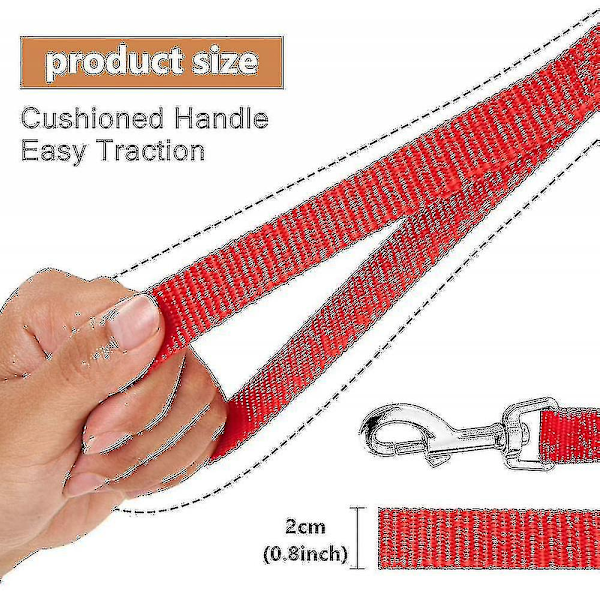 Langt trekktau for hundeklær Langt nylon trekktau for hunder uten stropper Katter og hund