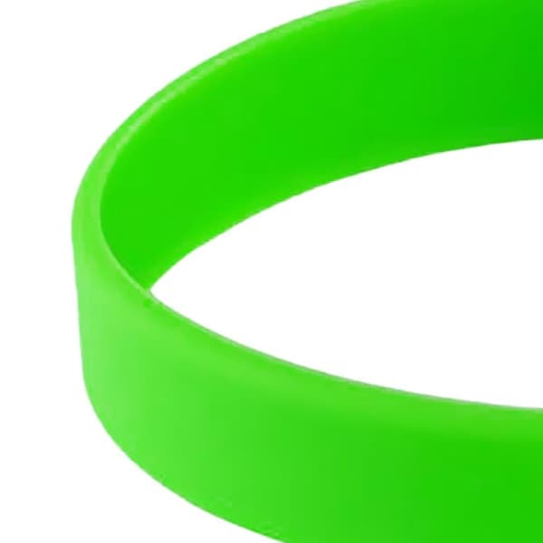 30 stk./pakke Blanke Silikonemode Gummibånd Armbånd