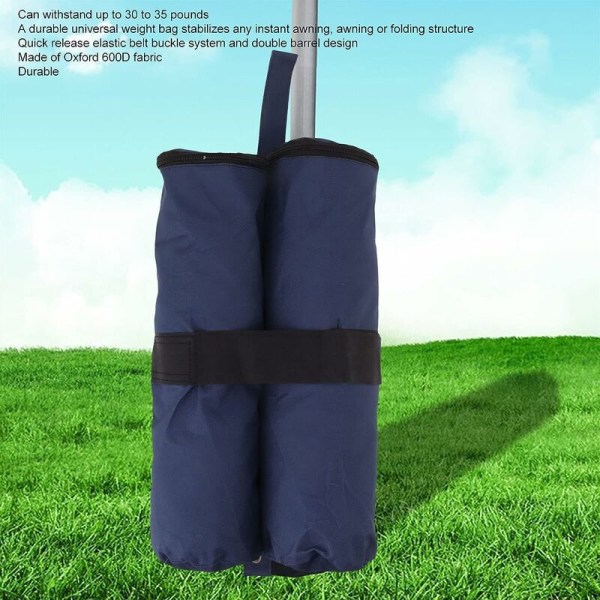 Gazebo Sandbag Stor Sandbag Reklam Tältpåse Vindtät Sandbag Utomhus Markis Hopvikbar Marinblå