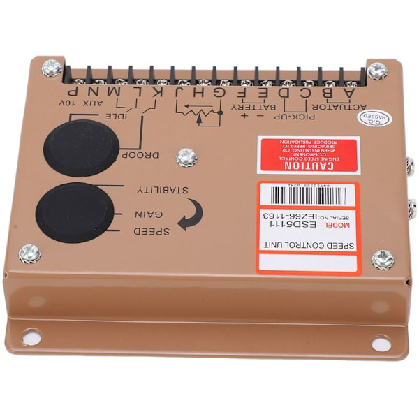 Elektronisk regulatorgeneratormotorvarvtalsreglerkortjärnregulator ESD5111 DC 12V/24V