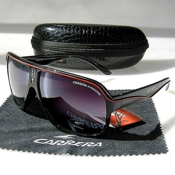 Retro Aviator Solglasögon Universal Matte Ram Riding Körsport Solglasögon（7）