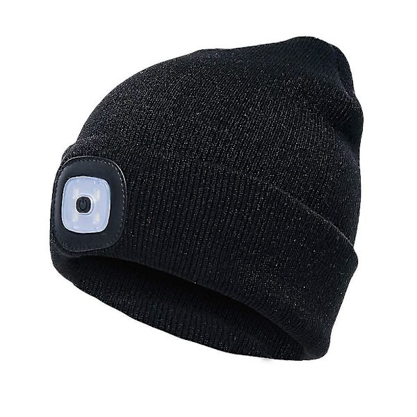 Led Beanie Hat, Håndfri Hodelykt Lue For Jakt Løping