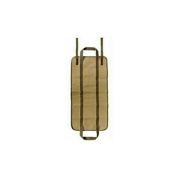 CHAM - YWPLTY Canvas Vedkorg för Öppen Spis Vedförvaring Väska Stor Kapacitet Vedhållare Utomhus Vaxad Vedhållare (36 x 16cm)