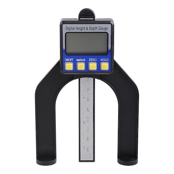 Digitaalinen syvyysmittari Digitaalinen kulumissyvyysmittari LCD Magneettinen Itse seisovat aukko Käsijyrsimet 0~80mm