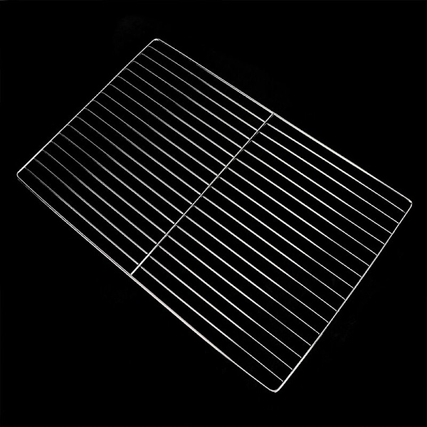 Non-stick belagd grillgaller i rostfritt stål, grillnät, grillnät för stor grillugn (30 x 45 cm) (30 x 45 cm)