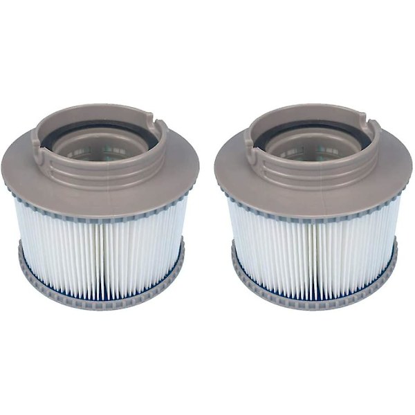 Pakke med 2 erstatningsfilter for Mspa Fd2089, filterpatronpumpe for Mspa alle nåværende spa