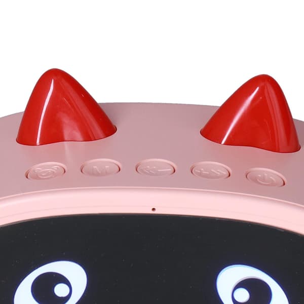 Multifunktionel trådløs vækkeur Bluetooth-højttaler (Pink)