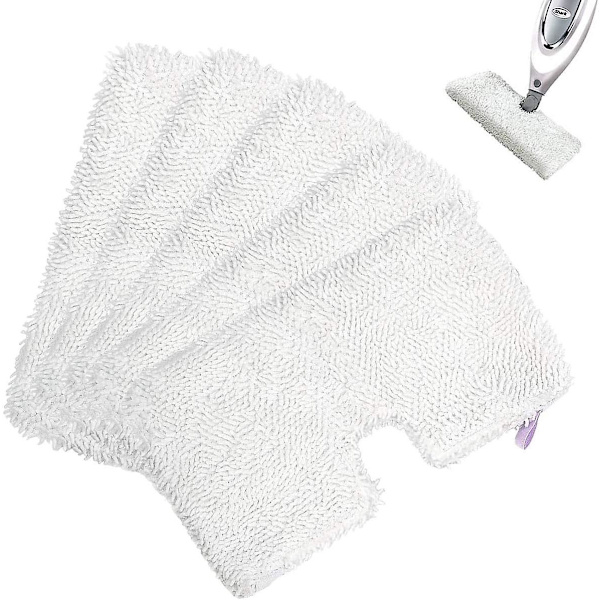 Pack Mop Pads för Shark S3501 S3550 S3601 S3601d S3801 S3801co S3901 S2901 S2902 S4601 S4701 Se450, Mikrofiber Ångmopp, Återanvändbar