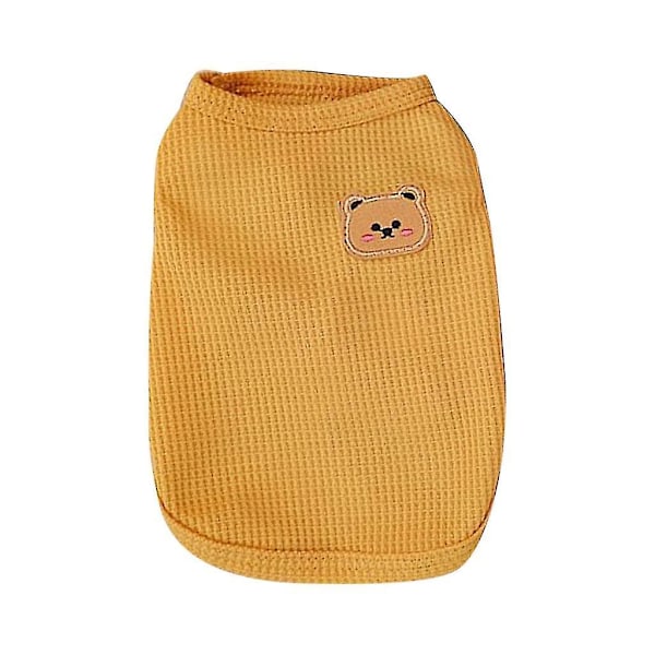 Hundevest T-skjorte for mellomstore, store hunder Myk vaffelmønster Vaffelmønster