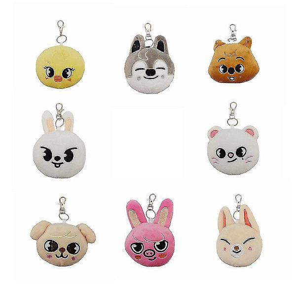 Pehmolelu avaimenperä 16cm Asusteet Ripustin Stray Kids Skz Stay Täytetyt Nuket Kawaii Sarjakuva Täytetyt Eläimet Fanit Lahja, kissa
