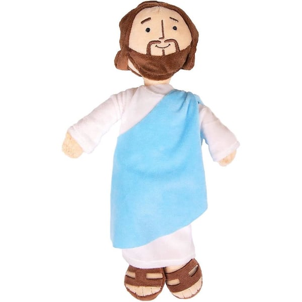 Ystäväni Jeesus pehmolelu, Uskonnollisen Vapahtajan Jeesuksen täytetty pehmonukke kristillinen lelu, Jeesus-pehmolahja pojille, tytöille, uskonnolliset juhlat, 11,8" Type1