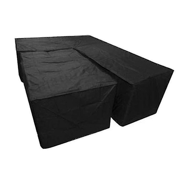 Utomhus trädgårdsmöbler dammskydd, hörn möbelskydd, L-form（L-form 270*270*90cm）