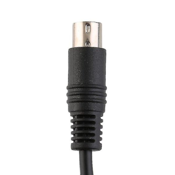 Svart 9-polig Mini Till 9-stift Mini Din Signalkabel För Genesis 2 Scart-kabel