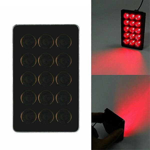F1 Style 15 Led Bakre 3:e Tredje Bromsljus Strobe Blinkande Bakbroms Stoppljus