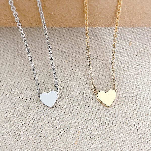 Hjerte Halskæde Kompatibel Kvinder Guld Farve Kort Kæde Hjerte Vedhæng Choker Halskæde Boho Smykker Gave
