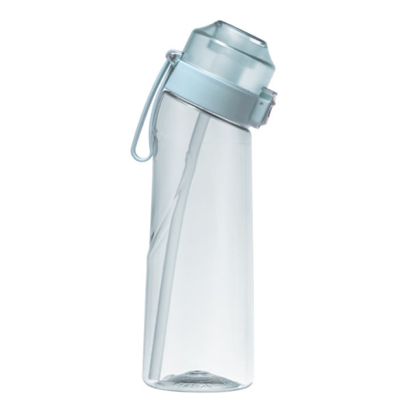 650ML Botella de agua uppblåsbar Botella de agua parfumada de frutas de aire blå