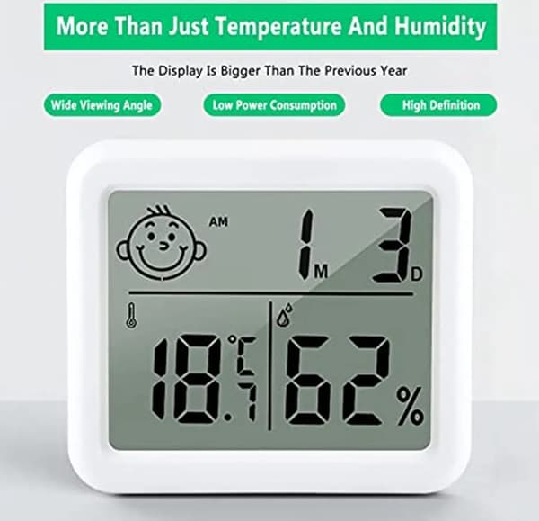 Digital Termo-Hygrometer Termometer Fuktighetsmätare Väderstation