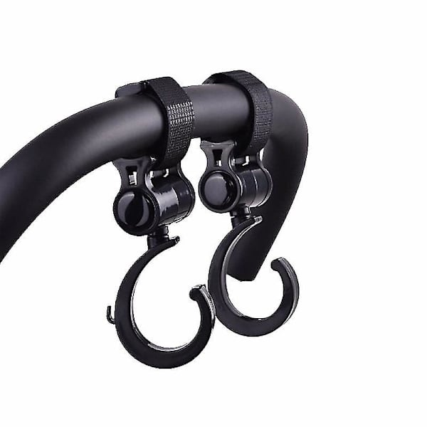 2 stk. Baby Hangers Baby Bags Stroller Hooks Stroller Rotating 360 Degree Stroller Accessories Stroller Storage Bags Stroller Accessories
