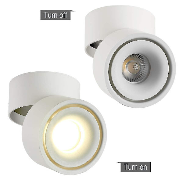 2023 - 5w LED-loftspotlights, loftslampe, justerbar lampehusvinkel, loftspotlights, loftspot