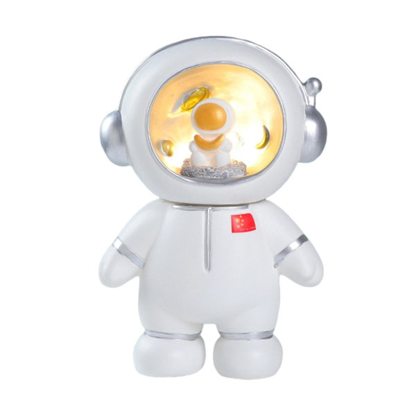 Astronaut Spargris Nattlampa 3 I 1 Mini Rymdman Vinyl Skrivbordsdekoration Nattlampa Hemmakontor Dekor Present Leksaker Ny