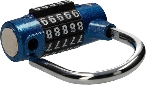 7 mm rund 5-sifret kombinasjonslås