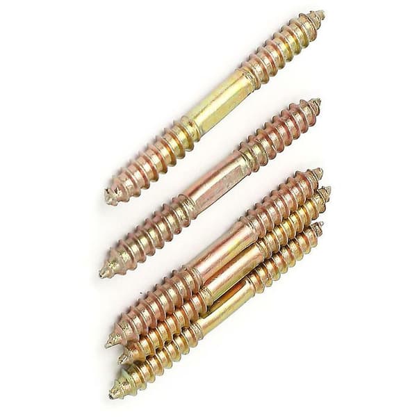 M8 x 70mm Dubbelsidig Trä till Trä Möbelplugg Fixering S