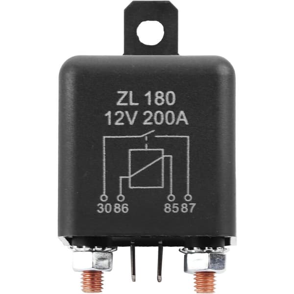 Ny 12V 200A Heavy Duty Split Charge ON/OFF Switch Relä Auto Bil Båt 200Amp