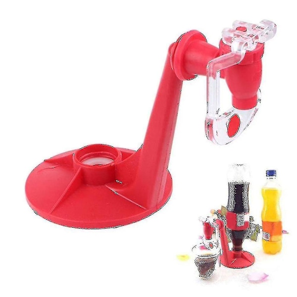 Cola Bottle Upside Down Dispenser Party Drinking Beverage Juice Fountains Switch