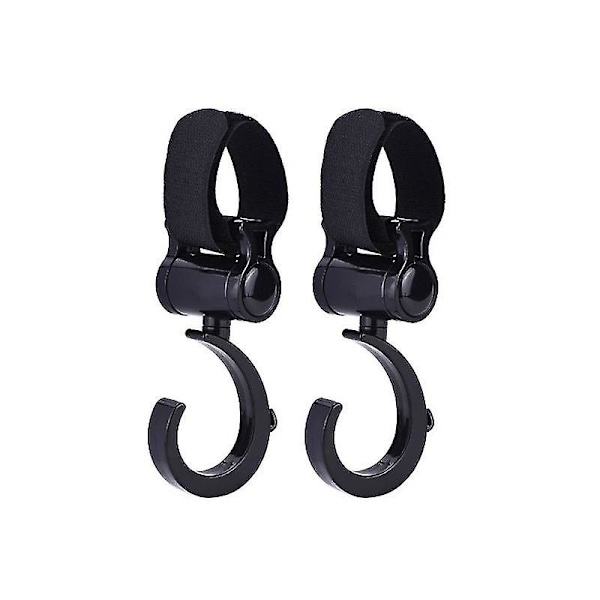 2 stk. Baby Hangers Baby Bags Stroller Hooks Stroller Rotating 360 Degree Stroller Accessories Stroller Storage Bags Stroller Accessories