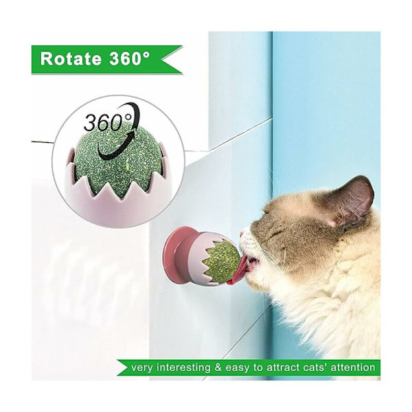 Kattmyntaboll leksak (rosa)