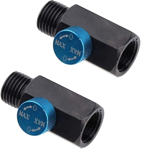 2st 1/4 Inline Regulator Massivt Stål Tryckluftsventil Verktyg