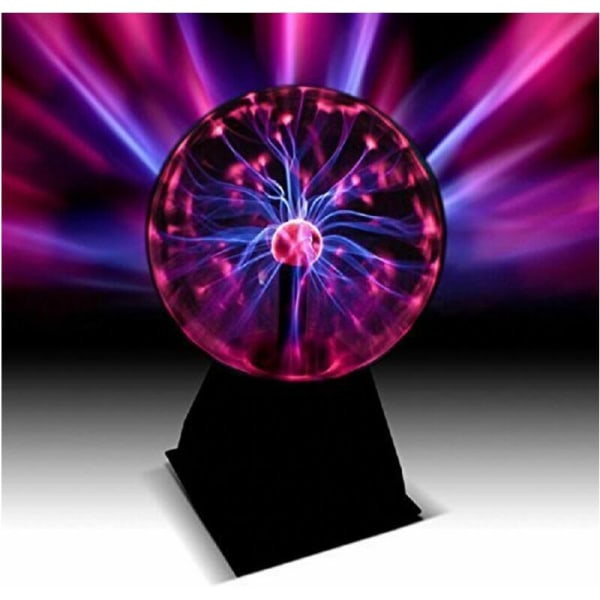 Plasmalampkula 5-tums bas Hemlagad plasmaboll Magic lampa och present Specialbelysning Atmosfärslampa