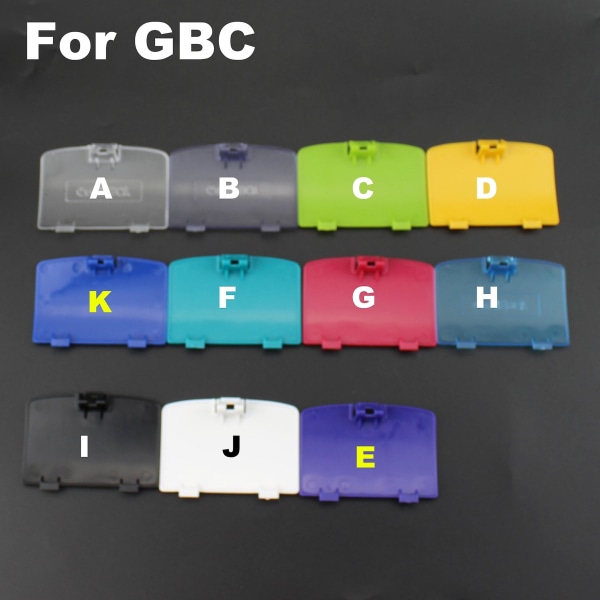 1 stycke 11 färger Alternativ Djupblått cover för Gbc-hus Begränsat Gult + blått case Shell- case Gb ColorBuyer Mix