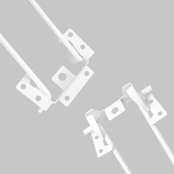 Fällbara bordsben 4-pack Fällbara hårnålsbordsben 52 cm höjd Vit Högbelastning Lätt att installera Fällbart soffbord Ben