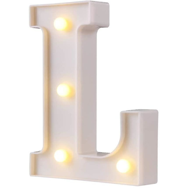 Dekorativ LED-lampa i L-form