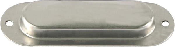 Set med 2 stk. innfelte håndtak for skyvedør i rustfritt stål