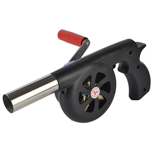 Combustion Blower Manual Barbecue Picnic Camping Fire-supporting Outdoor Hairdryer For Camping