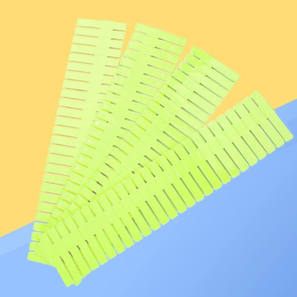 Husholdningshjemmeskjerf Grid Oppbevaringshyller Organizer Finishing Ryddig for Sub-grid Divider Stasjonære Sokker Lyse Skuffeskiller (1 sett (4 stk))