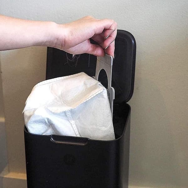 7 stk. Auto Disposal Bag-erstatning Støvpose til iRobot Roomba i7, i7+, E5, E6 Robotstøvsuger D