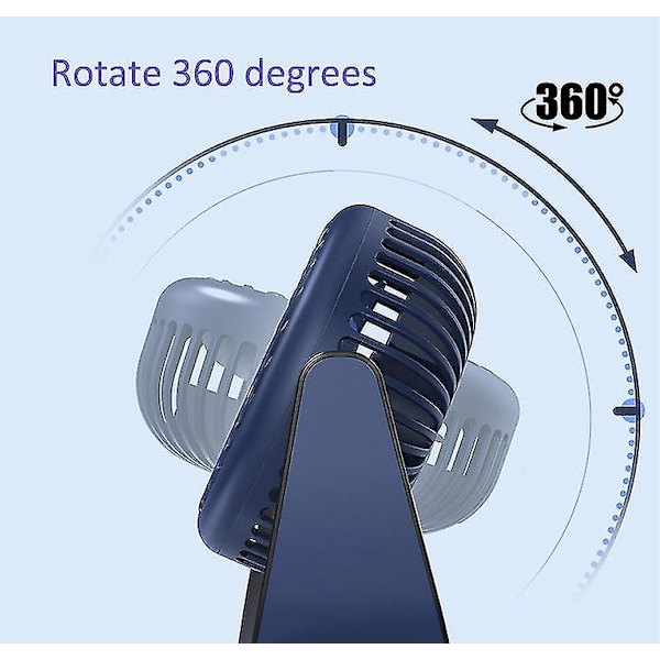 Camping kontor skrivebord lille ventilator mini udendørs