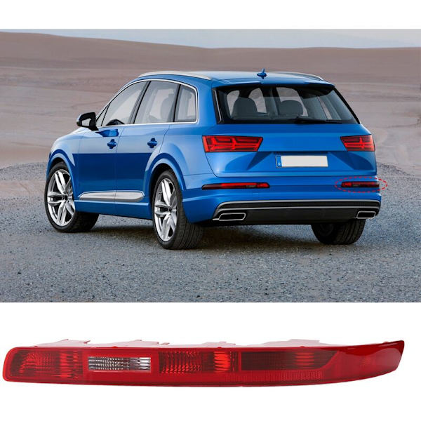 Bakre högra stötfångare dimljus bakljus hus lins för Audi Q7 2007-2015