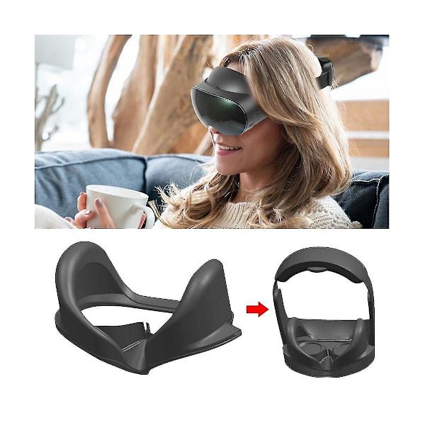 För 2023 Mate Quest Pro Blackout Ögonmask Vr Dekompressionsrem Bekväm Skuggning Linsskydd P (Svart)