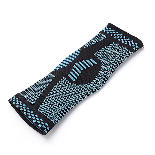 2024Ankelstöd Nylon Stretch Knit Lätt Andningsbar Blå Ankelbandage Wrap för Män Kvinnor Sport FotskyddL